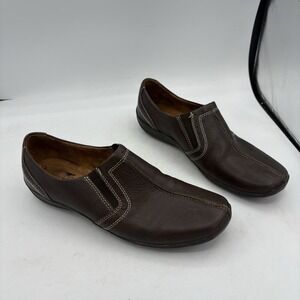 Natural Soul By Naturalizer Shoes Womens Size 9 M Fernard Brown Loafers Leather